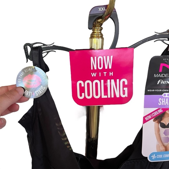 Maidenform New Flexees Black Body Shaper 2X XXL - Picture 4 of 11